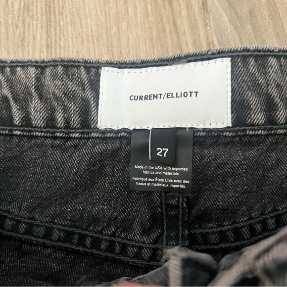 Current/Elliott washed black flare jeans NWOT - Picture 2 of 2